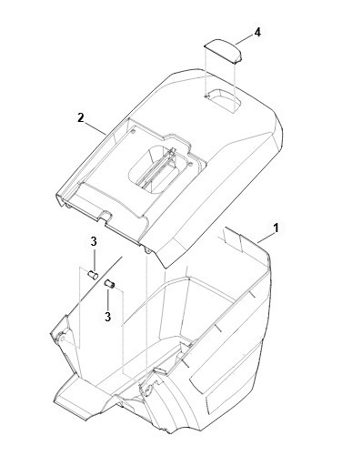 RM 650.0 T - G - kosz na trawę