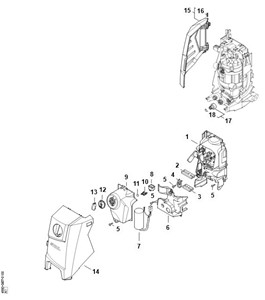 RE 120 PLUS -Sterowanie przepływem powietrza, pokrywa, Obudowa przełącznika