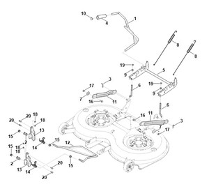RT 5112.1 Z -K - mechanizm podnoszenia zespołu tnącego
