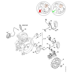FS 460 C-EM - Układ zapłonowy