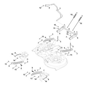 RT 5097.0 Z  - K - mechanizm podnoszenia zespołu tnącego