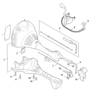 FS 38 2-MIX - H - Obudowa silnika