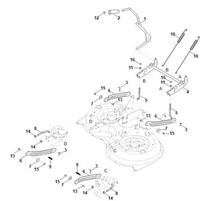 RT 5097.1 -K - mechanizm podnoszenia zespołu tnącego