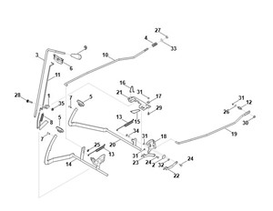 RT 5097.0 Z  - J - Hamulec, Hamulec postojowy, Dźwignia przełączająca
