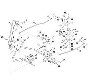RT 6127.1 ZL -J - Hamulec, hamulec postojowy, dźwignia przełączająca, tempomat
