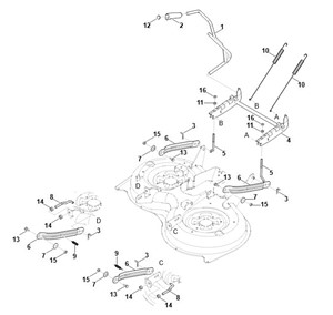 MT 5097.1 Z - K - mechanizm podnoszenia zespołu tnącego