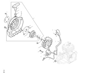 FS 250 - E - Urządzenie rozruchowe, układ zapłonowy