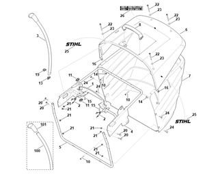 RT 5097.0 Z  - N - kosz na trawę