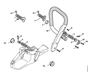 MS 362 - System AV, uchwyt rurowy
