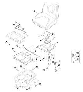 RT 6127.1 ZL -F - siedzenie