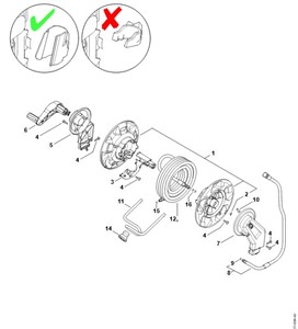 RE 110 PLUS -Bęben nawojowy węża