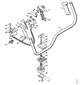FS 250 - X - Uchwyt dwuręczny