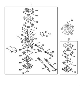 MS 390 -Gaźnik HD-19