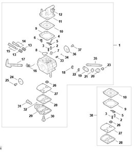 FS 450 - Gaźnik C1Q-S33 (19.1998)