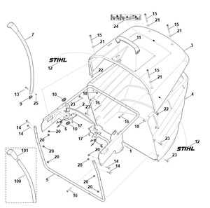 RT 5112.1 Z -O - kosz na trawę