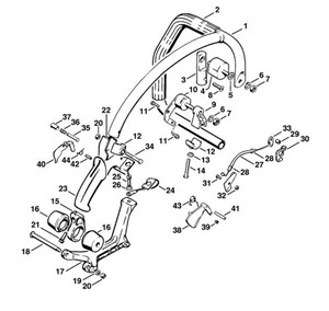070 -Rękojeść AV ⇥ X 13 281 004 (35.84)