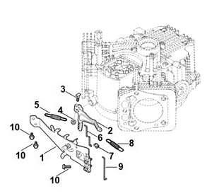 EVC 8000.0 (EVC8000-0001) - G - drążki regulatora