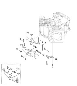 EVC 7000.0 (EVC7000-0001) -G - drążki regulatora