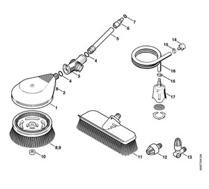 RE 90 4951 -Szczotka do mycia, wąź ssący ⇥ 06-2019