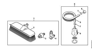RE 120 -Szczotka do mycia, wąź ssący ⇥ 06-2019