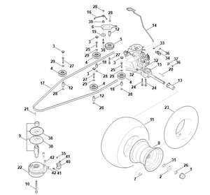RT 5097.0 Z  - I - Przekładnia, koło tylne, sprzęgło noża