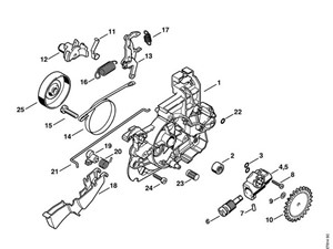 MSE 200 C-BQ - Obudowa przekładni, pompa olejowa