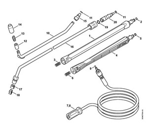 RE 90 4951 -Lanca natryskowa, Âűńîęîíŕďîƌíűé řëŕíă ⇥ 06-2019
