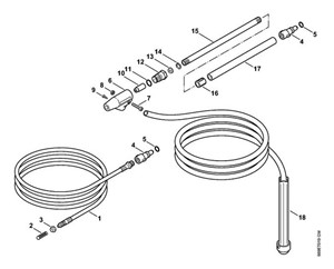 RE 90 4951 -Zestaw do czyszczenia rur, urzadzenie do czyszczenia strumieniem mokrego piasku ⇥ 06-201
