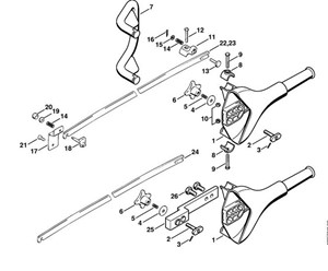 070 -Uchwyt dodatkowy, osłona łańcucha