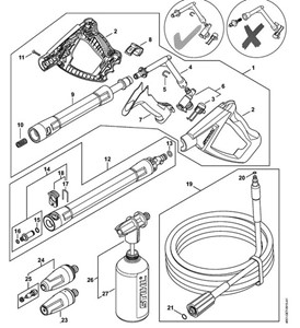RE 90 4951 -Pistolet, lanca natryskowa2