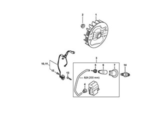 MS 462 C-M - Układ zapłonowy M-Tronic