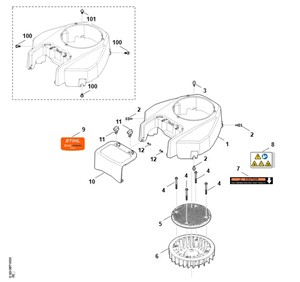 EVC 7000.0 (EVC7000-0001) - C - Obudowa wentylatora