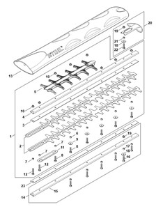 HS 82 R - Urządzenie tnące 600 mm R