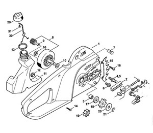 MSE 200 C-BQ - Korpus rękojeści