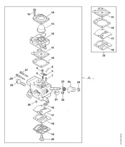 FS 260 - L - Gaźnik WTF-10, WTF-11, WTF-5, WTF-6