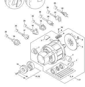 RE 130 PLUS - Silnik elektryczny, Przewód przyłącza zasilania