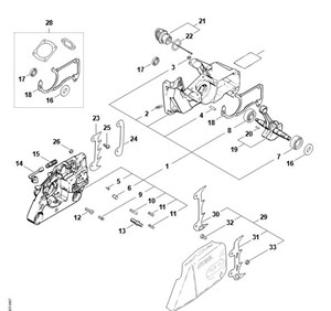MS 260 - Skrzynia korbowa