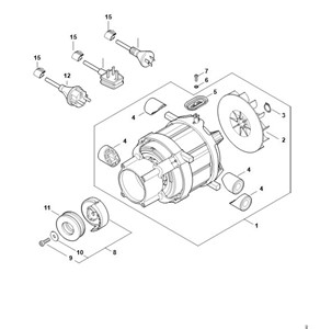 RE 120 PLUS - Silnik elektryczny, Przewód przyłącza zasilania
