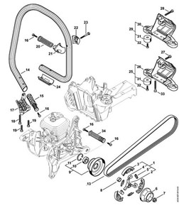 TS 420 - Sprzęgło, Uchwyt rurowy