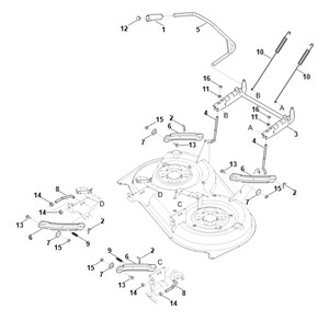RT 4097.1 SX - J - mechanizm podnoszenia zespołu tnącego