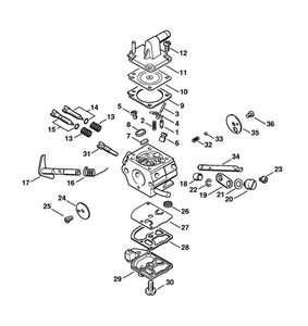 FS 250 - R - Gaźnik C1Q-S35 (19.98)
