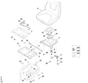 RT 5097.1 Z -F - siedzenie