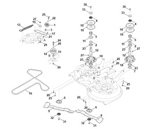 RT 5097.0 Z  - M - napęd zespołu tnącego