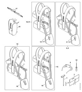 FS 261.0 - O - Narzędzia, podwójny nośny pas barkowy