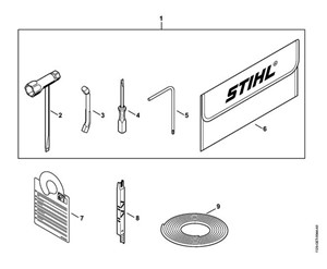 MS 200 T -Narzędzie, wyposażenie specjalne
