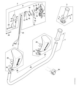 FS 260 - T - Uchwyt dwuręczny FS 260
