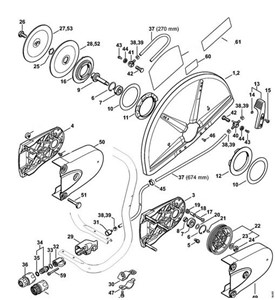 TS 800 - Łożysko / wysięgnik z osłoną z przyłączem wodnym (14.2014)