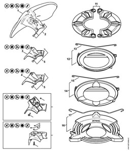 FS 260 - Z - Osłona nożyc, Przypora