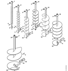 BT 131 -P - Świder glebowy