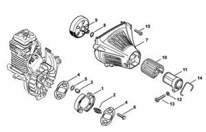 FS 89 - Sprzęgło, obudowa wentylatora